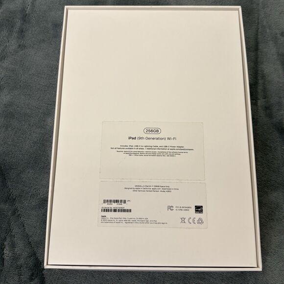 Apple iPad 9th Generation Space Gray EMPTY BOX ONLY!! - Picture 4 of 7